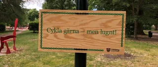 Sluta klaga på cykling i parken