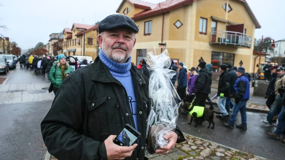 Peter Trygg är Årets östgöte. Bilden är tagen under ostmarschen tidigare i år.