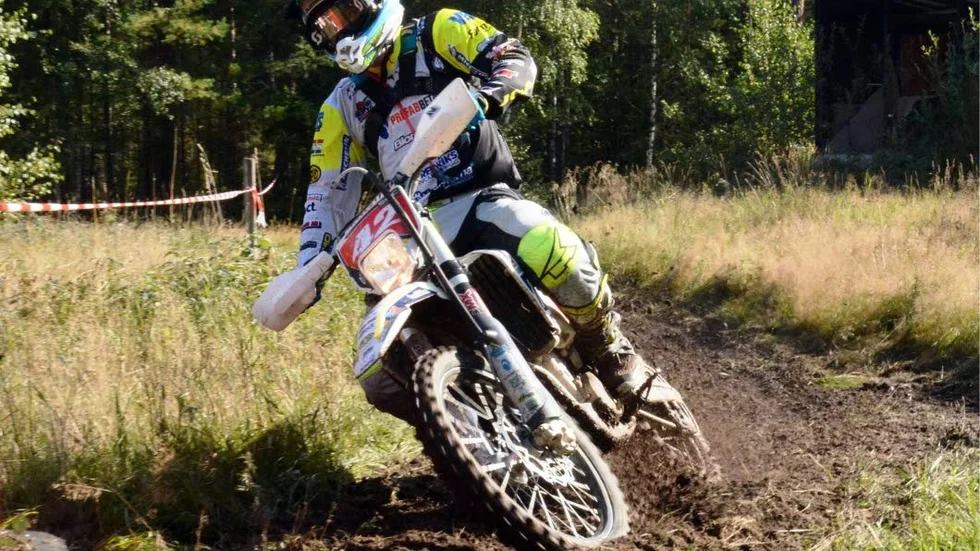 Calle Bjerkert körde in som sjua i Gotland Grand National.