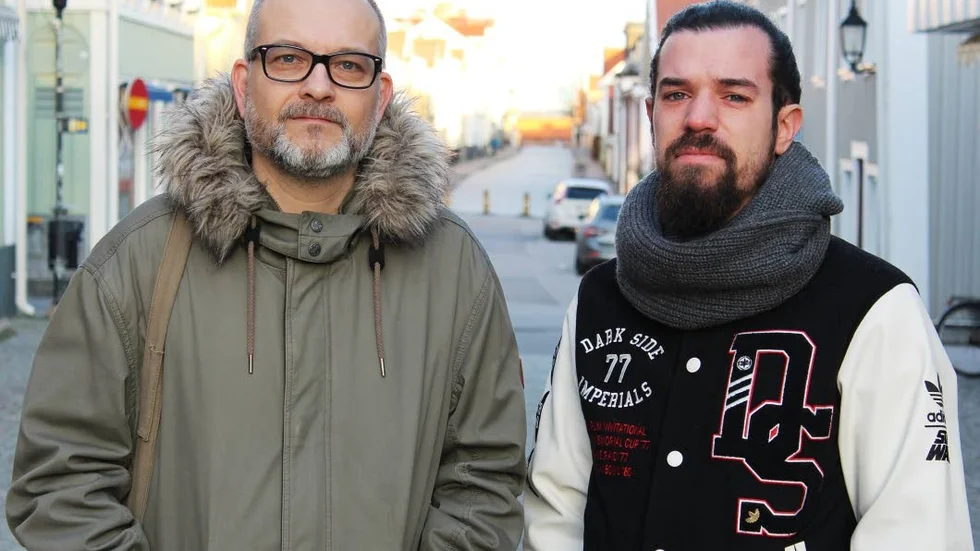 Niklas Wrångberg (t v) och Jim Almgren har jobbat ihop för att skapa ljudlig marknadsföring. Det har blivit allt mer vanligt på senare år.