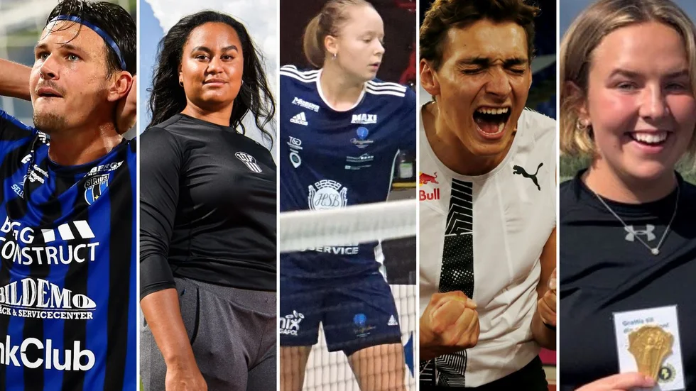 Stefano Vecchia, Vanessa Kamga, Edith Urell, Armand Duplantis och Mathilda Johansson gör upp om UNT-guldet 2020.