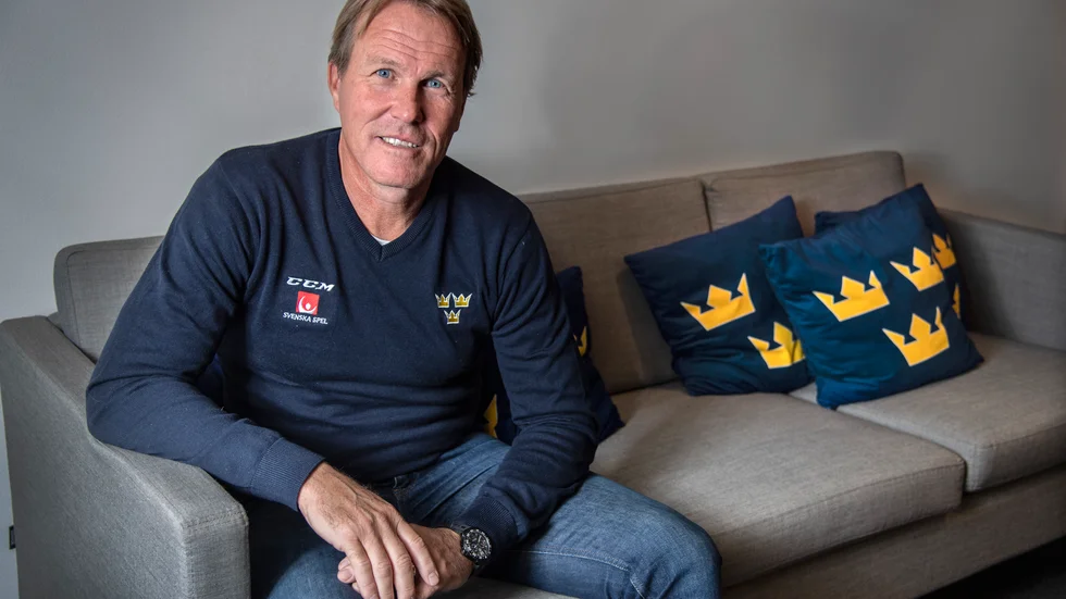 Tre Kronors förbundskapten Johan Garpenlöv.