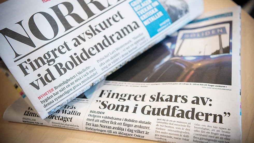 Det här är första gången på decennier som Norran inte delas ut över huvud taget i Västerbotten på grund av säkerhetsskäl. 