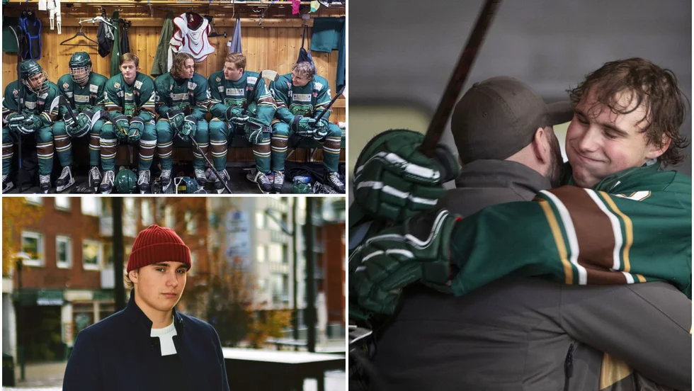 Oliver Dufåker gör en av huvudrollerna som Kevin i serien "Björnstad".