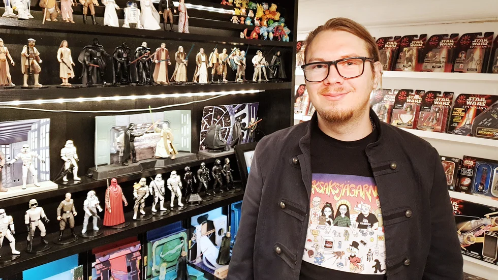 André Borg Carenlöv har samlat leksaksfigurer hela livet.