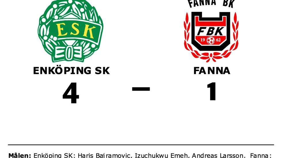 Enköping SK vann mot Fanna