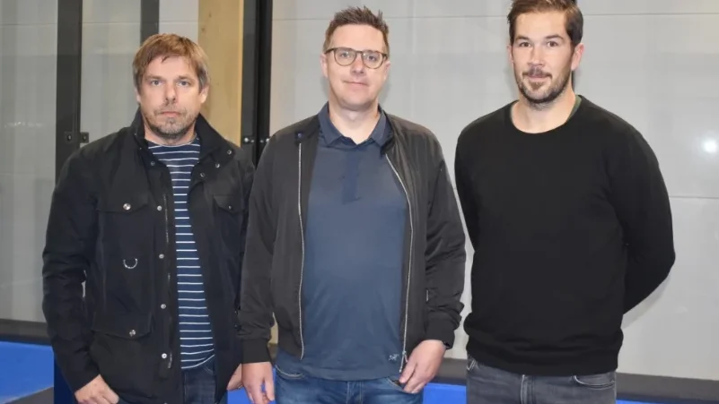 Mikael Sundqvist, Fredrik Sundqvist och Jimmie Ericsson, tillsammans med Jonathan Ericsson (ej på bild) gör nu nästa expandering i Skellefteå. 