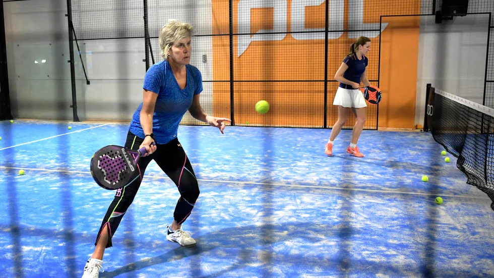 Åbymässan ska bli världens största padelarena. Arkivbild.