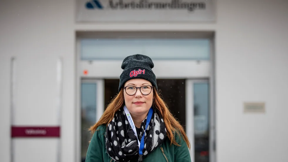 Sandra Larsson är företagsrådgivare på Arbetsförmedlingen Gotland.
