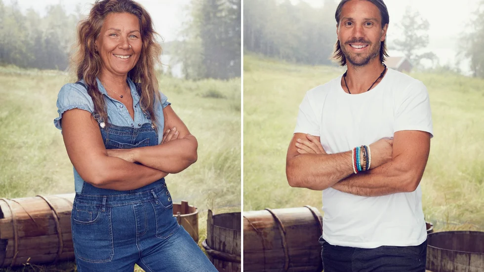 Pernilla Angeria och Daniel Tholén från Uppsala tävlar i "Farmen".