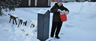 Efter stölden – nu är brevlådan på plats