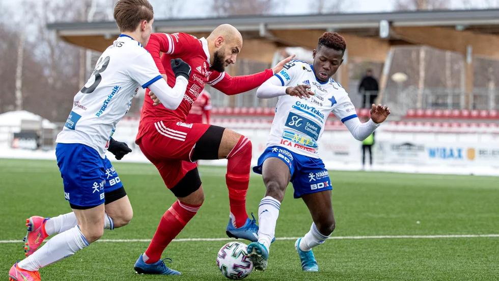 Pashang Abdulla har gjort mål i båda matcherna mot IFK Luleå under våren. 