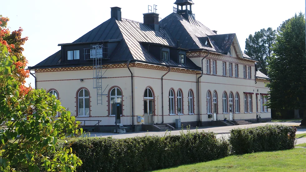 Mannen greps på järnvägsstationen i Hultsfred.