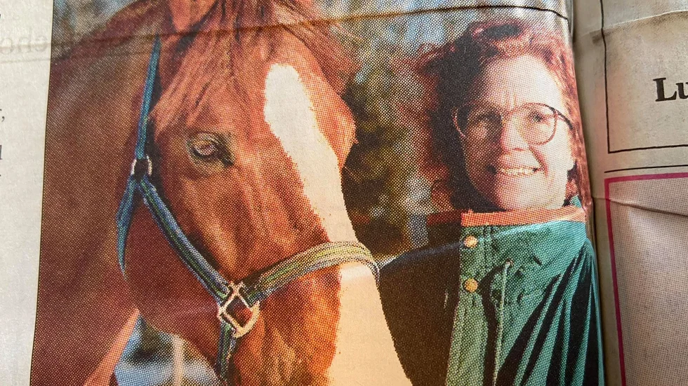 Kuriren för 25 år sedan: Stina Svensson Eklund siktar mot landslaget med hästen Pre Domingo.
