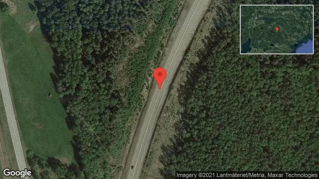 Singelolycka på väg 55