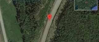 Singelolycka på väg 55 - helt stopp i ett körfält