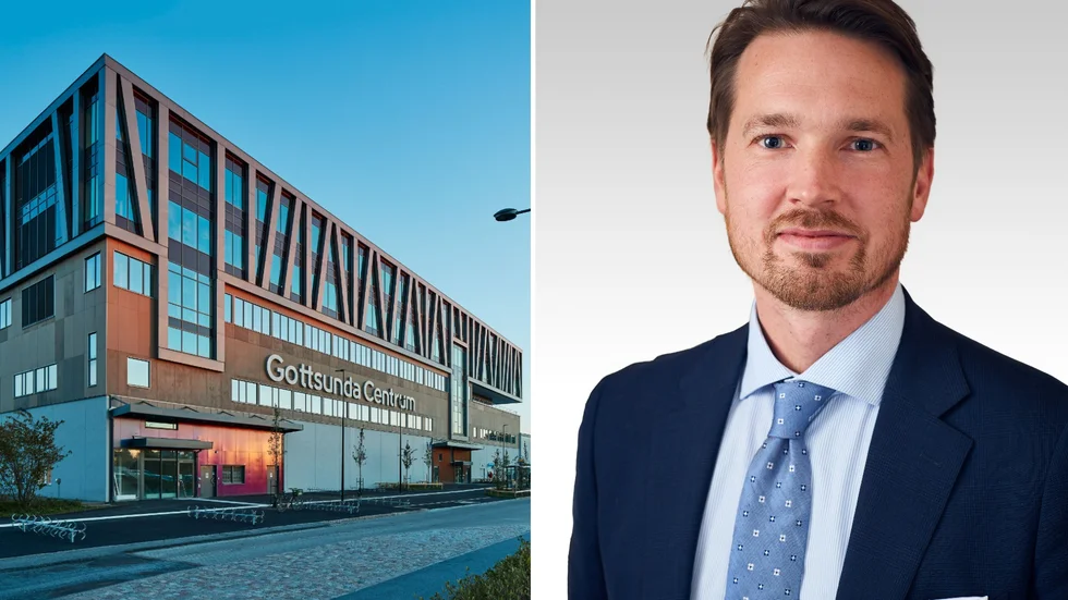Jens Dahlman är tf vd på Uppsala Kommuns Fastighetsaktiebolag som driver Gottsunda centrum. Hittills har bolaget lyckats få fem hyresgäster till det nya kontorshotellet i Gottsunda.