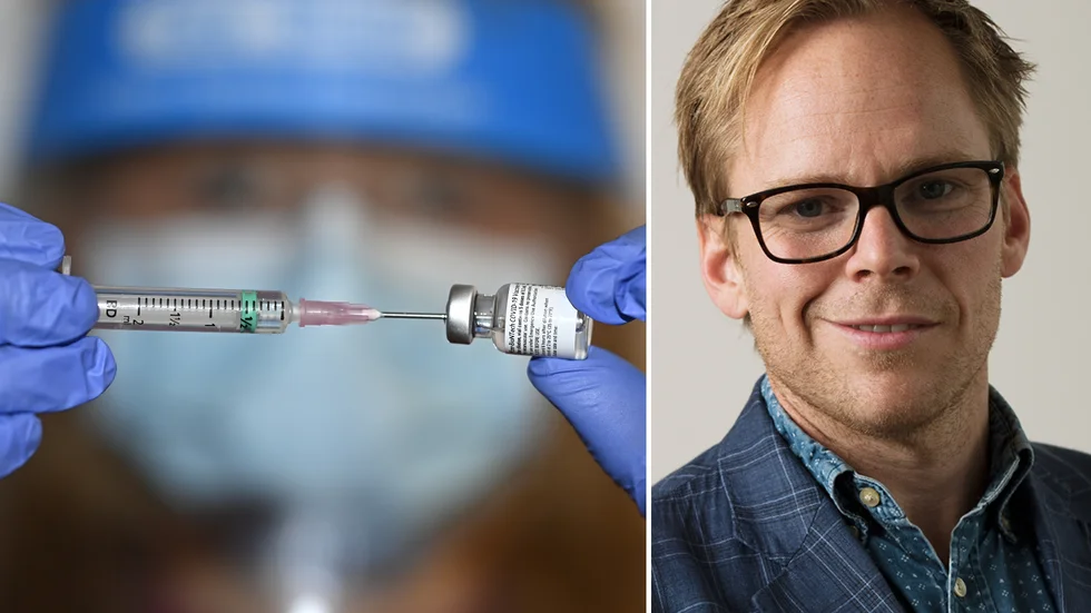 Ola Andersson är forskare i nationalekonomi i Uppsala. En ny studie han gjort går på tvärs mot hans egen och kollegornas hypotes om hur vaccinet påverkar vårt beteende. "Kanske behövs ännu striktare restriktioner", säger han.