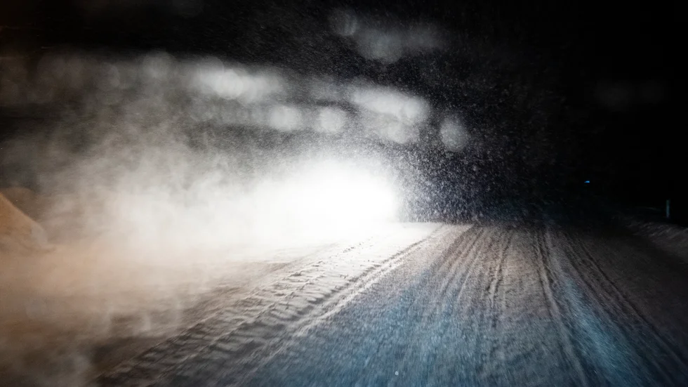 Moderniteter som luftfjädring fungerar inte på norrbottniska vintervägar, tycker Kalef.