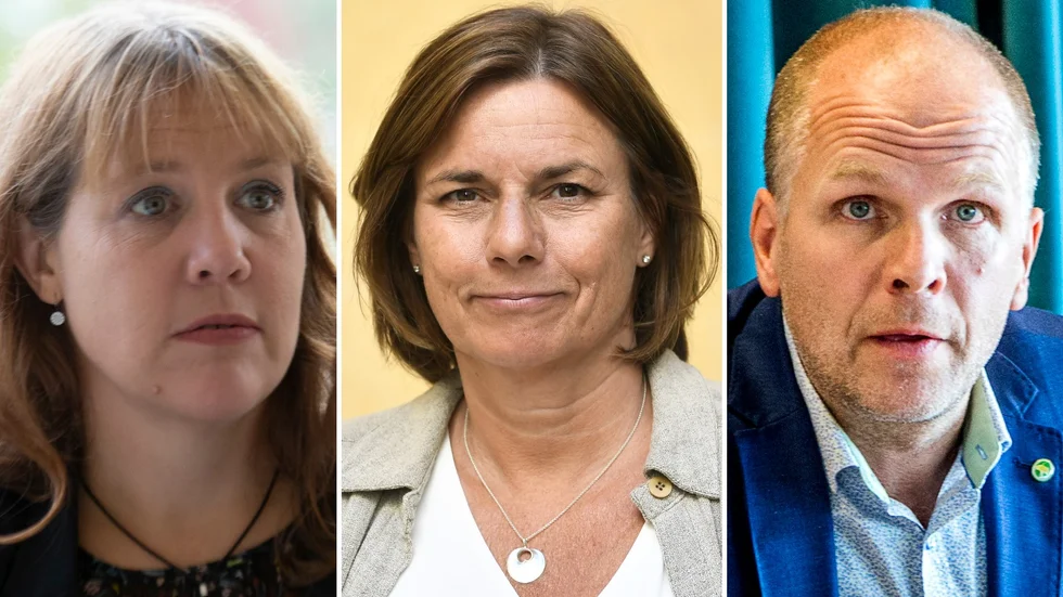 Linda Eskilsson (MP) och Rickard Malmström (MP) förklarar vad det betyder att Isabella Lövin avgår som språkrör för Miljöpartiet.