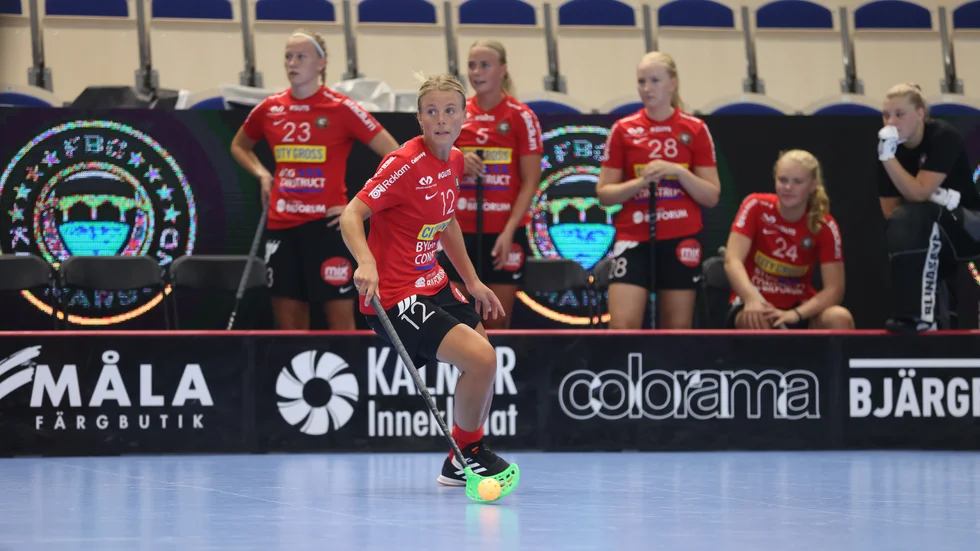 Evelina Sparf avgjorde för Storvreta med bara en minut kvar att spela i träningsmatchen mot Kalmarsund.
