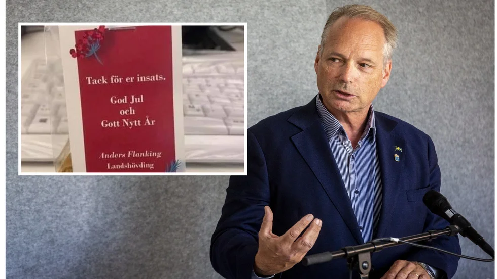 Landshövdingens kakpåse får kritik.