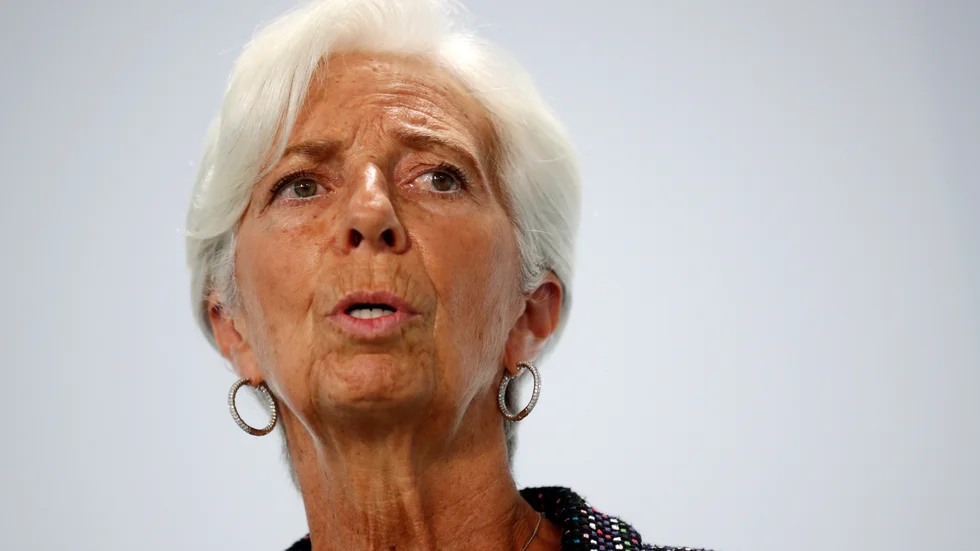 Europeiska centralbanken (ECB), med chefen Christine Lagarde, slår till med mer stödköp för att hantera coronakrisen. Arkivbild