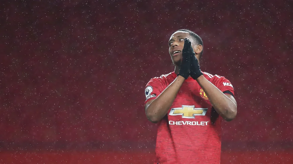 Manchester Uniteds Anthony Martial. Arkivbild.