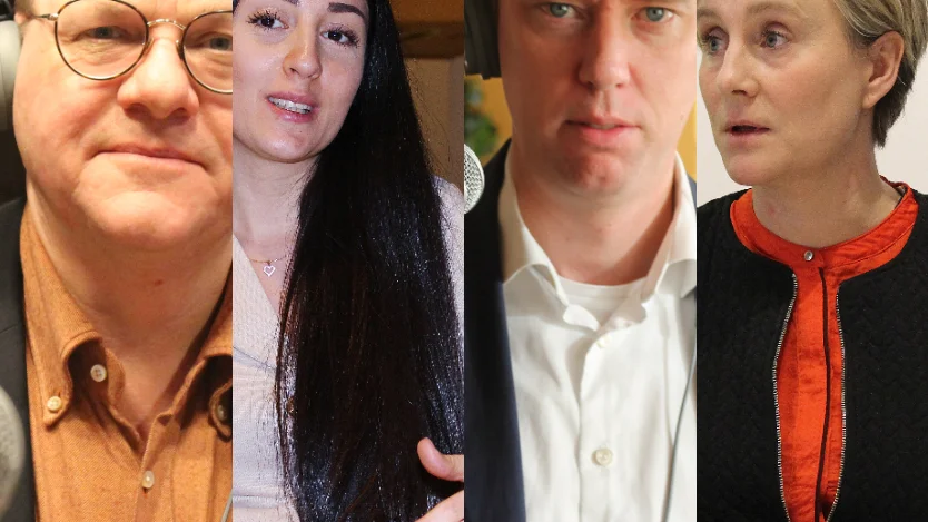 Chefåklagare Torsten Angervåg, Maria Sayeler (S), Ole Vikmång (S) och KIkki Liljeblad (S) är nyckelpersoner för ökad trygghet i Norrköping. 