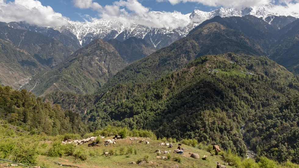Gränsområdet mellan Kina och Indien i Himalaya har blivit skådeplats för eskalerad motsättning. Arkivbild.