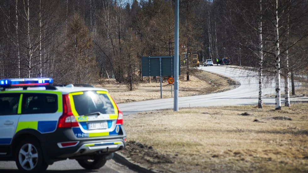Polisen söker mannen som försvann under onsdagen. Bilden är från ett annat tillfälle.