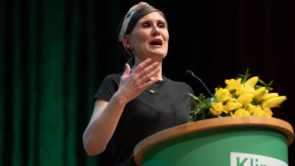 Märta Stenevi valdes på Miljöpartiets kongress 2019 till ny partisekreterare.
