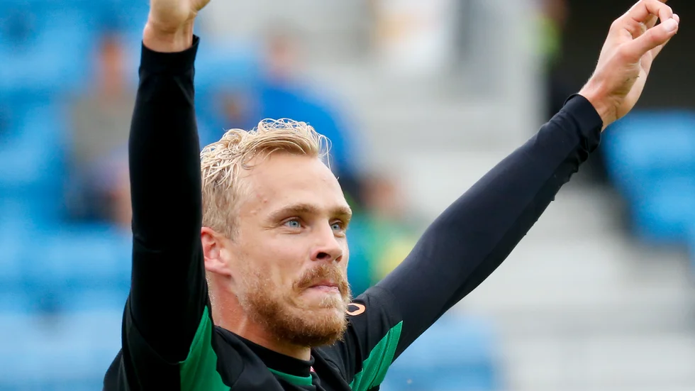Pontus Engblom är inne i ett rejält målstim. Arkivbild.