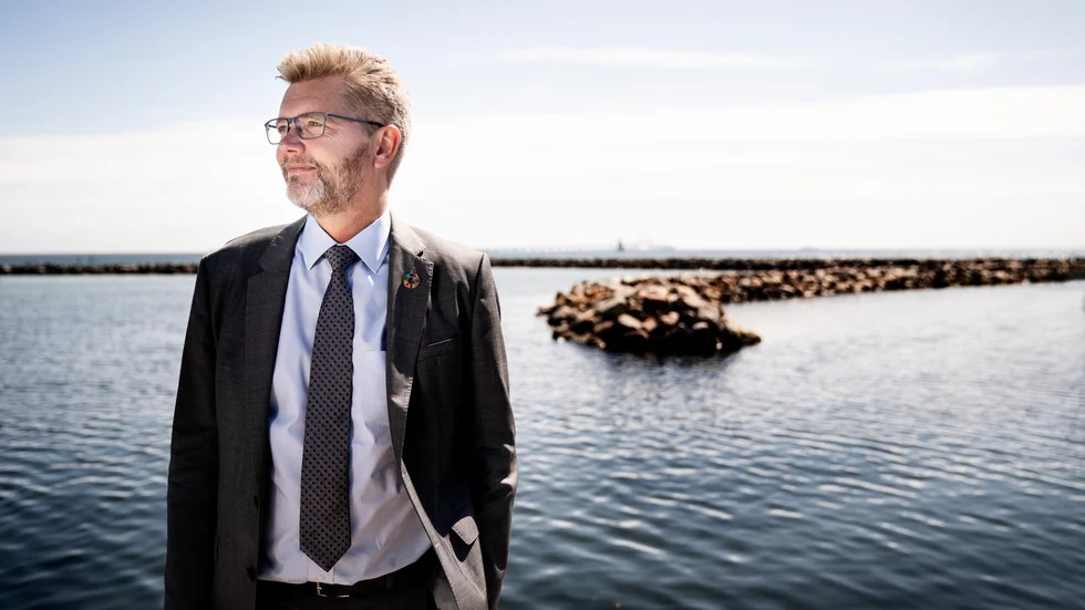 Köpenhamns överborgmästare Frank Jensen (S) möter TT i Dragör.