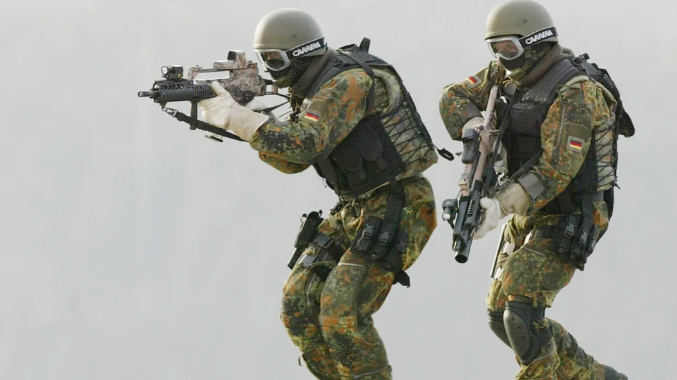 Specialförbandet KSK övar i staden Calw i sydvästra Tyskland. Arkivbild.