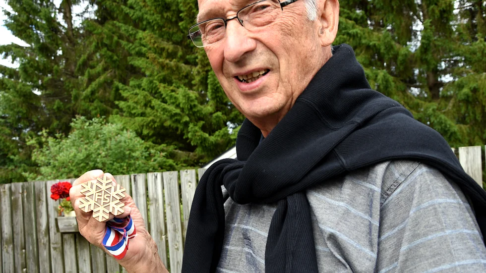 Bronsmedaljen som är beviset på tredjeplatsen i stafett i VM i Vysoke Tatry i Tjeckoslovakien 1970. I laget åkte Ove Lestander, Jan Halvarsson, Ingvar Sandström, Lars-Göran Åslund,
