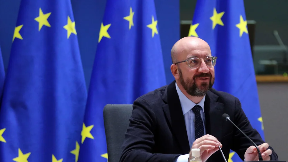EU:s permanente rådsordförande Charles Michel. Arkivfoto.