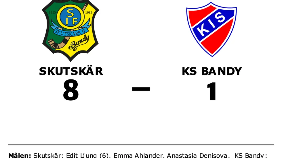 Skutskär vann mot KS Bandy