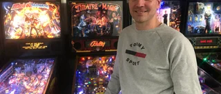 Fredrik är stor flipperspelsamlare: "Gått överstyr"