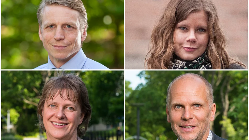 Per Bolund, Emma Berginger, Jenny Lundström och Rickard Malmström (alla MP), vill att cykeln ska få ta större plats i våra städer.