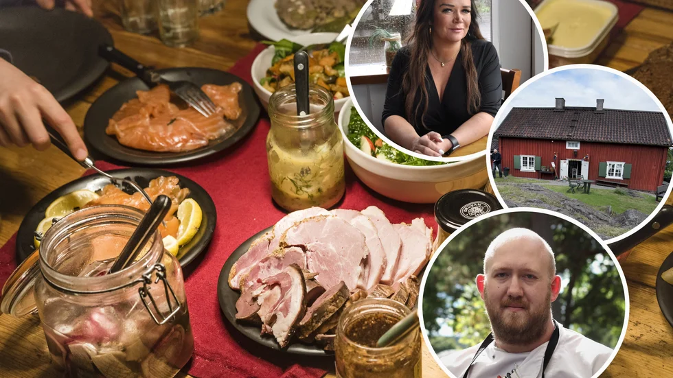  Stefan Södergren, Kicki Orha och Thord Lindé, krögare i Oxelösund som vittnar om avbokningar av julbord som en följd av de hårdare restriktioner som införts i länet.

Bilden är ett montage.