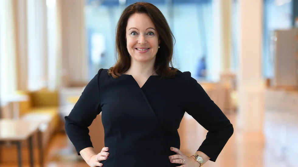 Anna Borg, vd för Vattenfall Arkivbild.