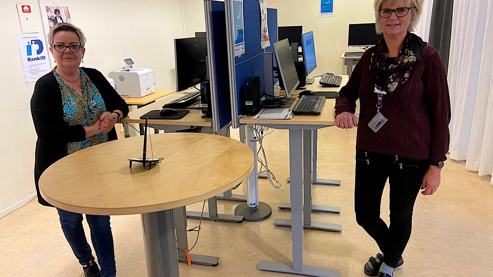 Arbetsförmedlingen blir ett tillskott bland myndigheterna som Agneta Brolin och Anette Edström på Statens servicecenter hjälper till i kontakterna med.