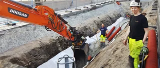 Mer medeltida Enköping har hittats bakom Paus