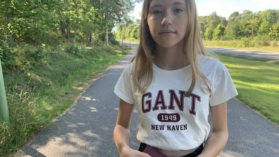Jennifer Andronoff Mikkelsen blev biten av en råtta på gång- och cykelvägen nedanför Omega. 