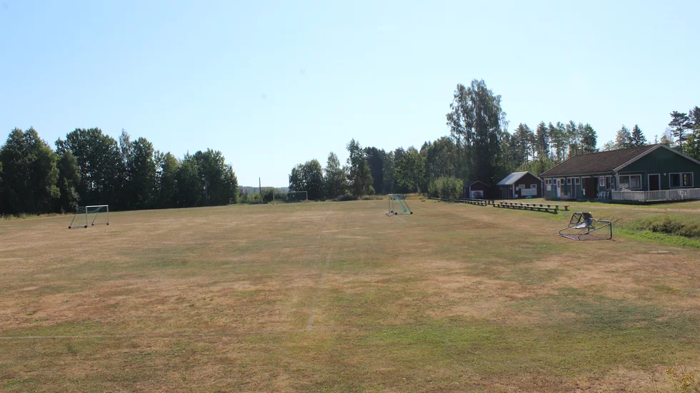 Här på Hammarvallen i Loftahammar planerar Tjust IF för att anlägga en konstgräsplan.