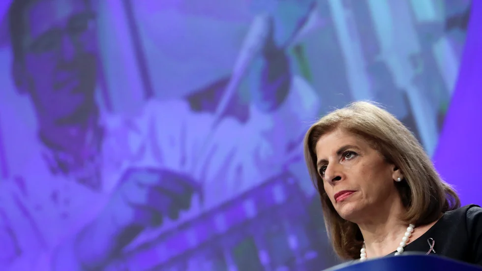 EU:s hälsokommissionär Stella Kyriakides. Arkivfoto.