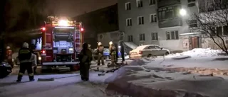 Åtta omkom i brand i Ryssland
