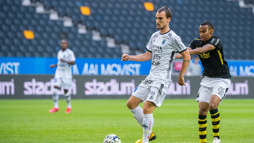 Adam Hellborg i matchen mot AIK. 
