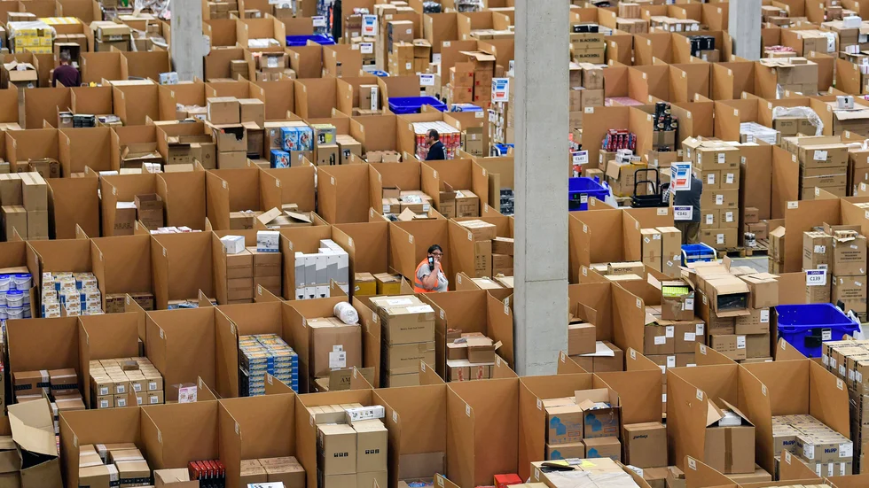 Amazons centrallager i Europa finns i Tyskland. Huruvida Amazon etablerar ett lager i Sverige är oklart. Arkivbild.